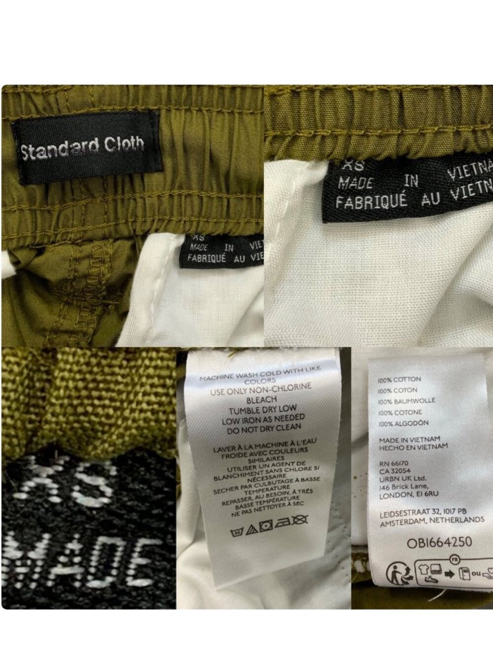 Urban Outfitters UO Standard Cloth Seamed Cargo Pant XS - Picture 5 of 12